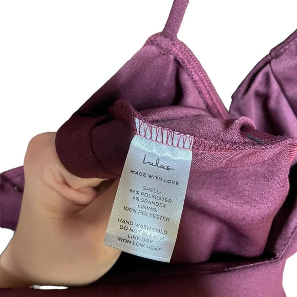 Lulus Forever Your Girl Plum Purple Bodycon Dress Plum Purple Plus Size 3X - Picture 8 of 11